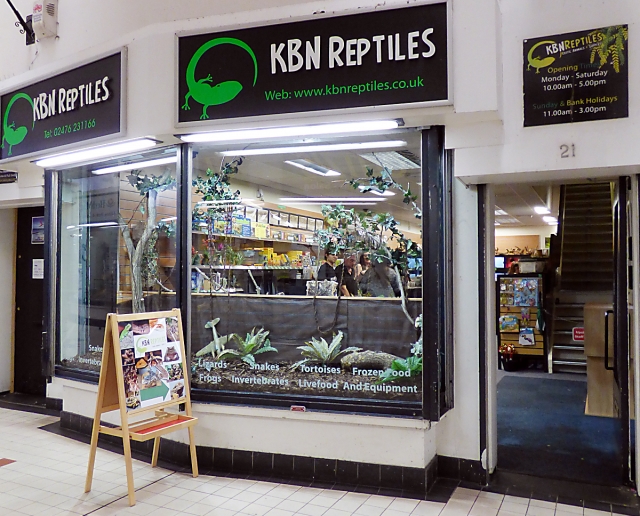 KBN Reptiles Coventry City Centre