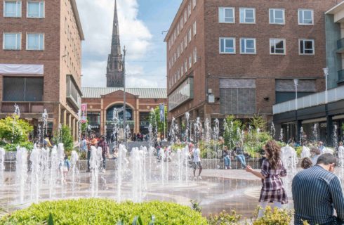 Summer in Coventry City Centre